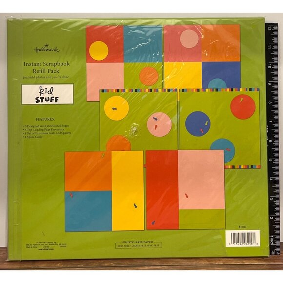 Hallmark Instant Scrapbook Refill Pack Kid Stuff Designed Pages SBK6006 - Picture 1 of 5